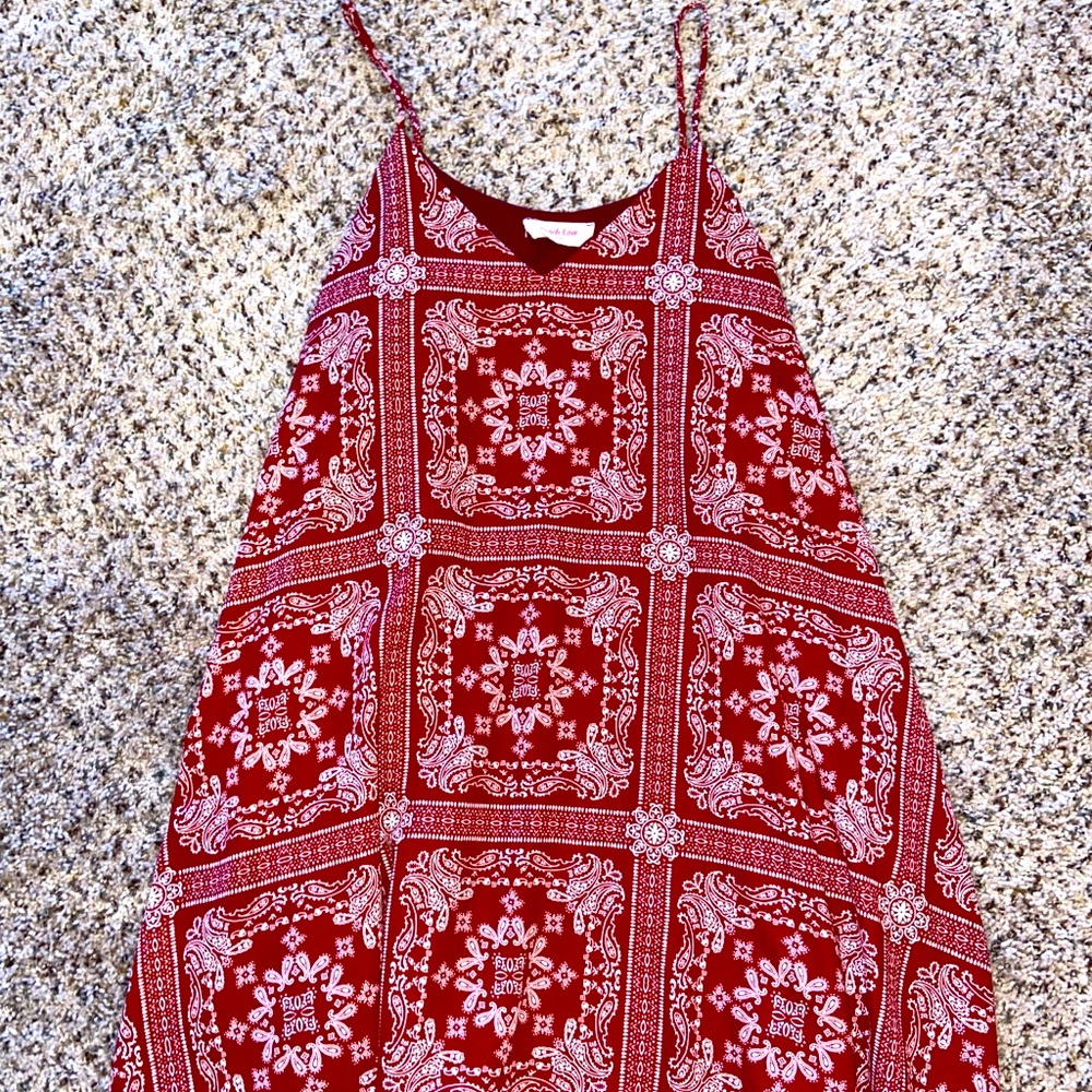 Maroon babydoll dress!